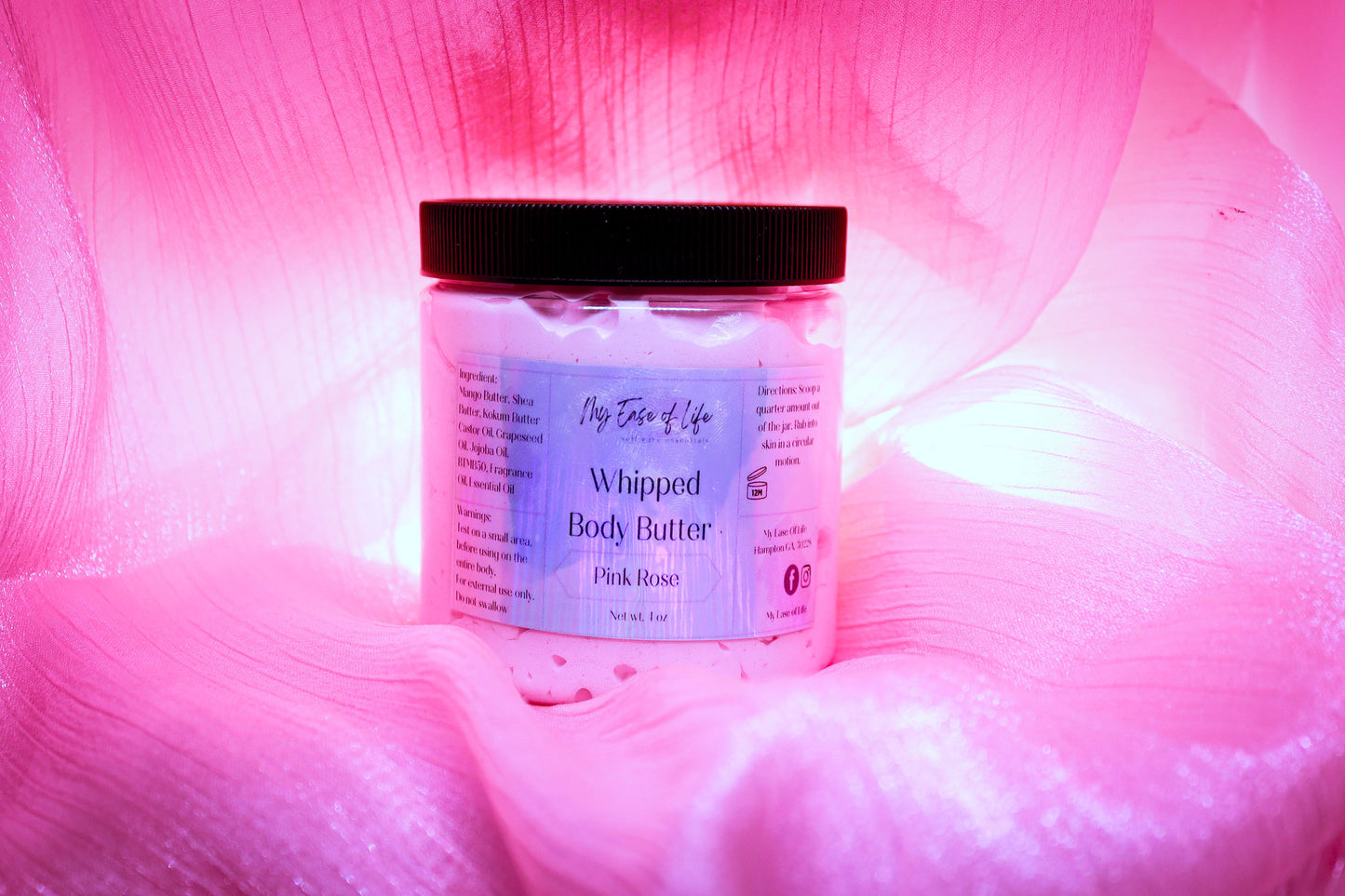 Pink Rose Whipped Body Butter